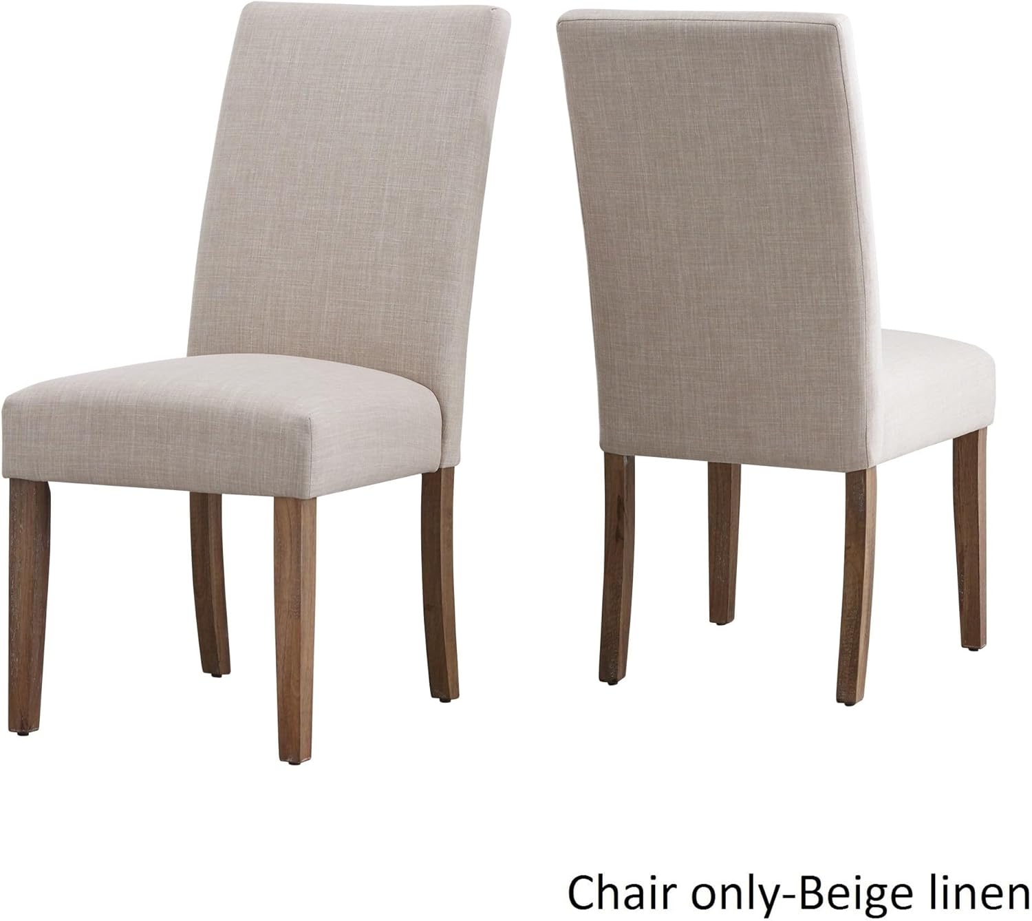 Inspire Q Potomac Slipcovered Parsons Dining Chairs (Set of 2) by Artisan Beige Linen Chair Only