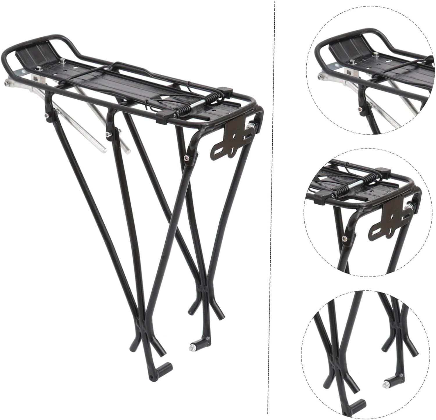 GANAZONO Bike Carrier Rack Bike Rear Shelf Shelves Universal Bike Luggage Back Shelf Rack Fixie Bike Racking Shelving Bike Rear Rack Carrier Bike Cargo Carrier Bike Rack MTB Back Rear Frame