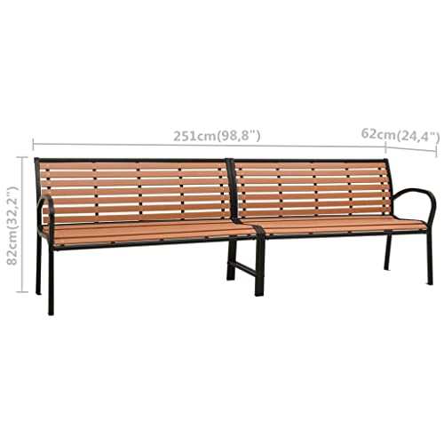 Twin Patio Bench 98.8