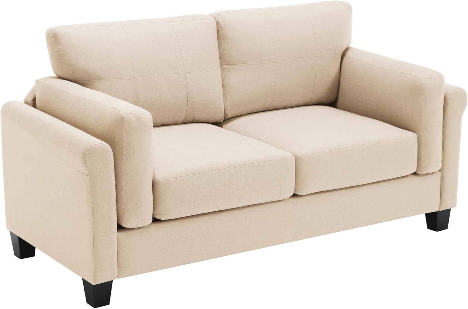 East Fan 3 Pieces Living Room Sectional Sofa Set,Living room Couch Set, Upholstery Armchair Sofa, Loveseat Sofa and 1 USB 3 Seat Couch,Khaki Sofa (1-Seater+2-Seater+3-Seater)