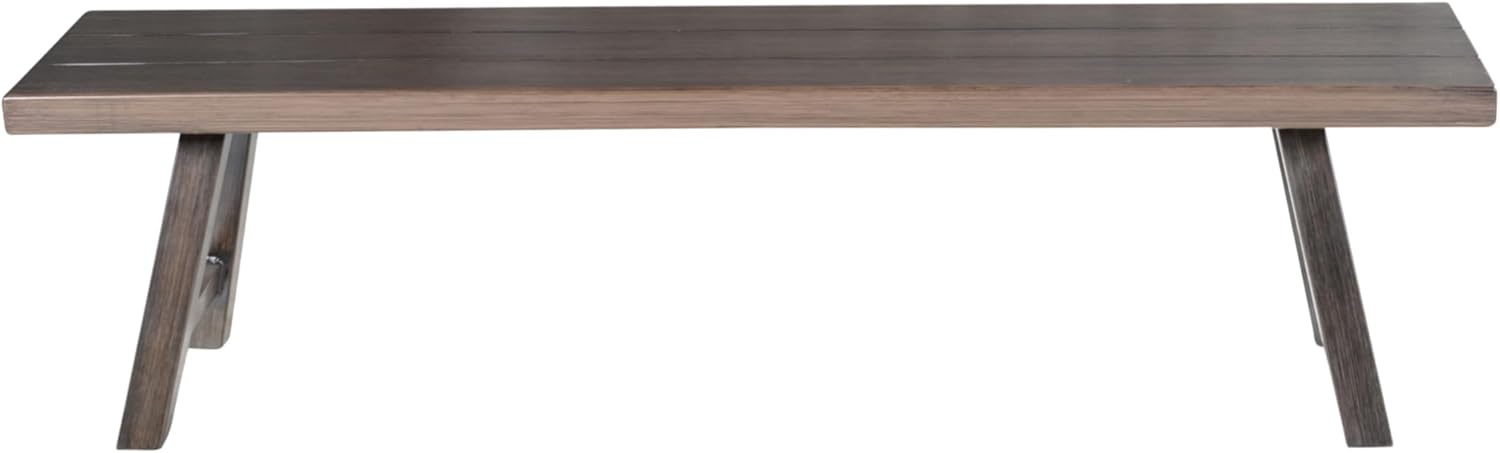 CHARMMA Marina - Patio Backless Bench - Brown,Brown 133x 40x 42inch(LxWxH) -11.79KG