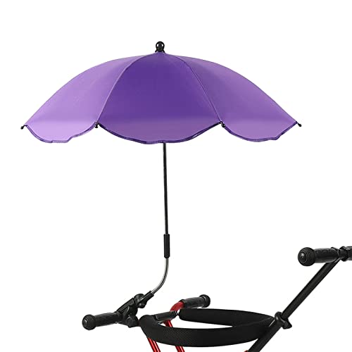 Umbrella Clip on Umbrella Chair Umbrella UPF 50+ 360°Adjustable Umbrella Outdoor for Beach Chair, Stroller, Truck and Grandstand