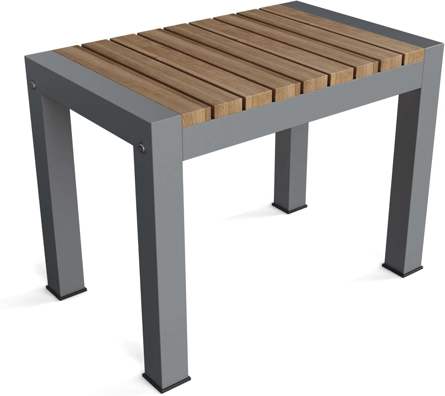 Anderson Teak BH-2415 Seville 1-Seater Outdoor Bench, Gray