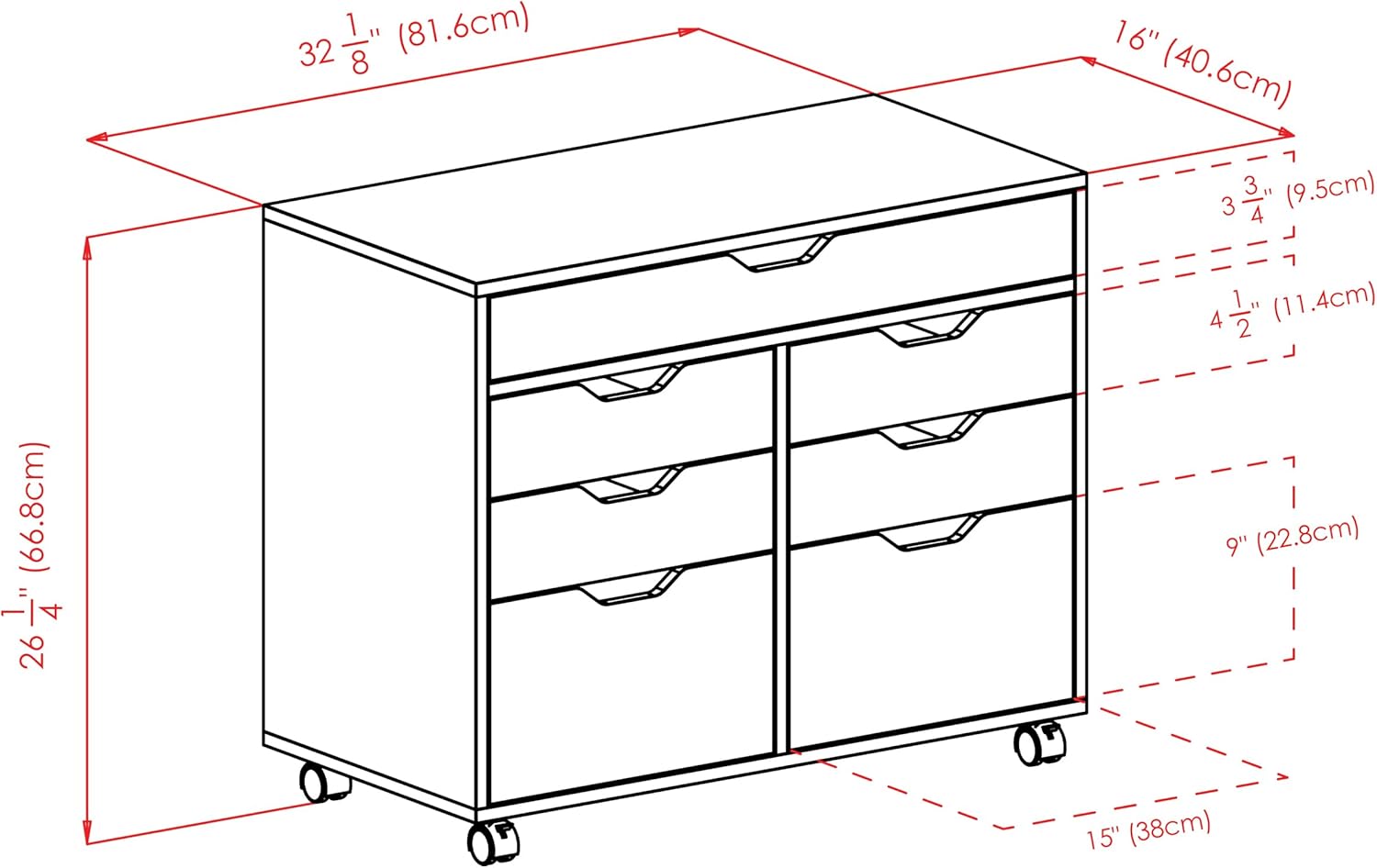 Winsome Wood Halifax Cabinet, Black