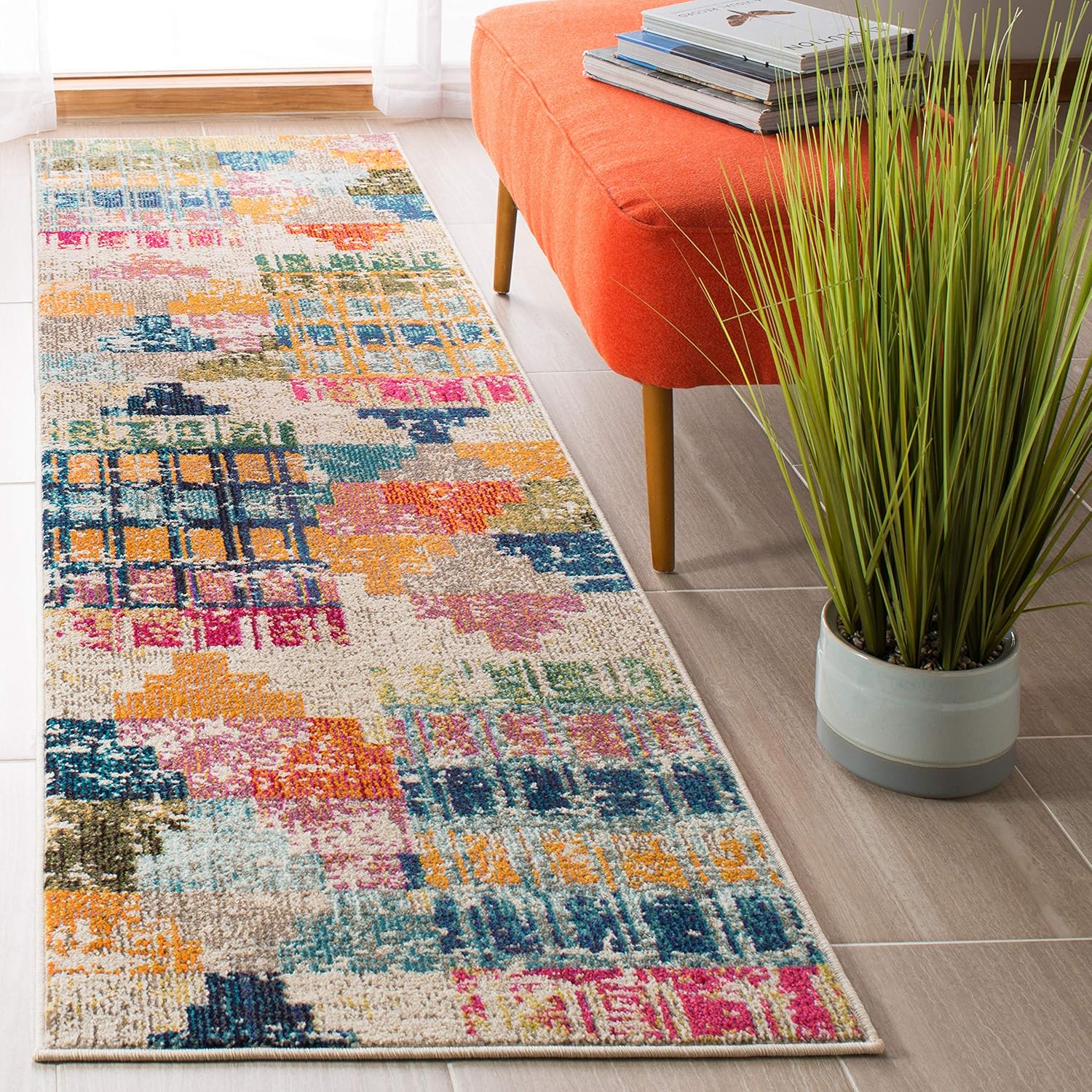 SAFAVIEH Madison Collection Runner Rug - 2'2