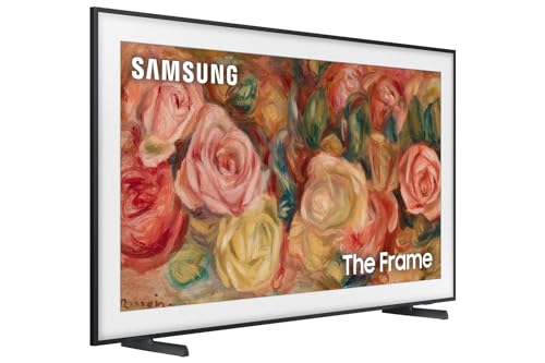 SAMSUNG QN43LS03DAFXZA 43 Inch The Frame 4K Smart Quantum HDR TV with a VG-SCFA43BWB 43 Inch The Frame Customizable Bezel - Modern Brown (2024)