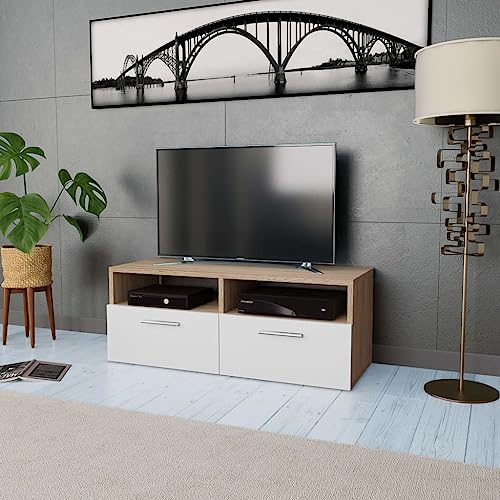 XAVIER Tv Entertainment Center Tv Cabinets Media Console Credenza TV Stand Engineered Wood 37.4