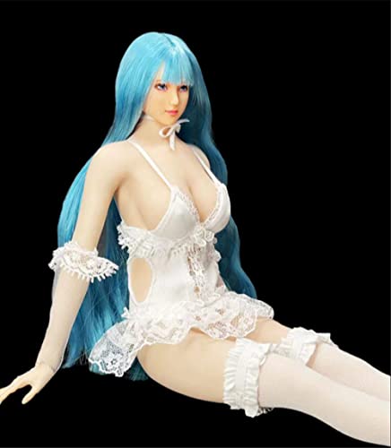 HiPlay 1/6 Scale 12 Inches Female Figure Doll Clothes, Handmade Costume, Dress Outfit for Phicen,TBLeague JIAOU Action Figure CM061(Black)