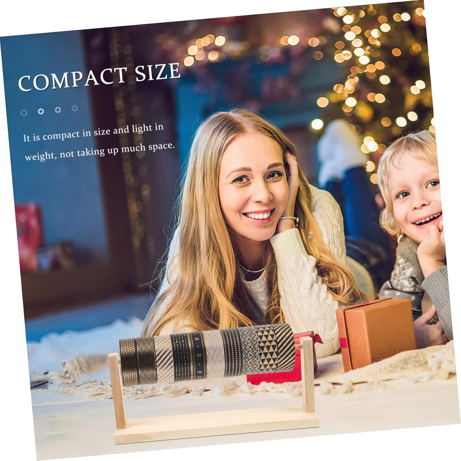 Wooden Spools Holder Wrapping Paper Wire Storage Rack Yarn Holder Wood Ribbon Holder Craft Ribbon Organizers Ribbon Holder Ribbon Rack Ribbon Storage Holder Splitter Bracket Shelf