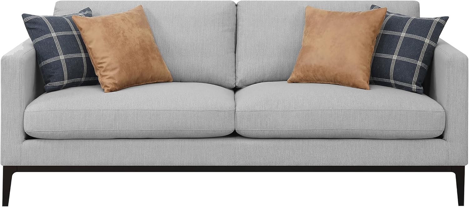 Coaster Home Furnishings Apperson Cushioned Back Sofa Light Grey