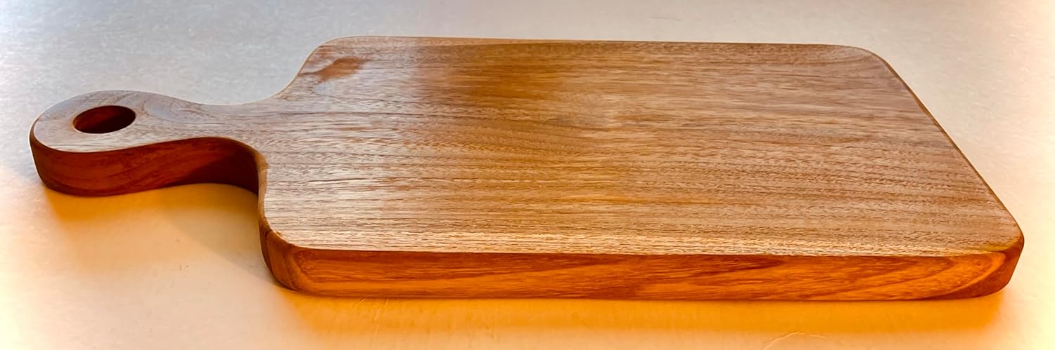 Cutting Board, Chopping, Serving Board, Solid Single Teak Wood. (16.5