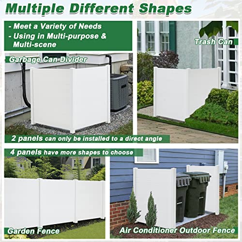 Outdoor Privacy Screen 2 Panels, 48
