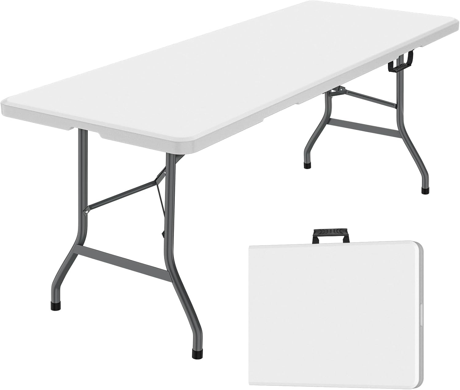 6ft Plastic Folding Table, 28