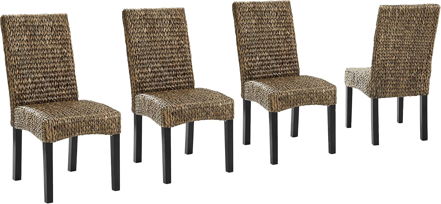 Crosley Furniture Edgewater Dining Chair, Set of 4, Seagrass