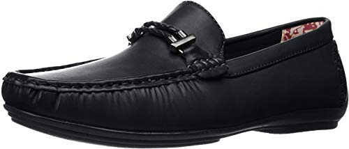 STACY ADAMS Men's Percy-Braided Strap Driving Moc Oxford