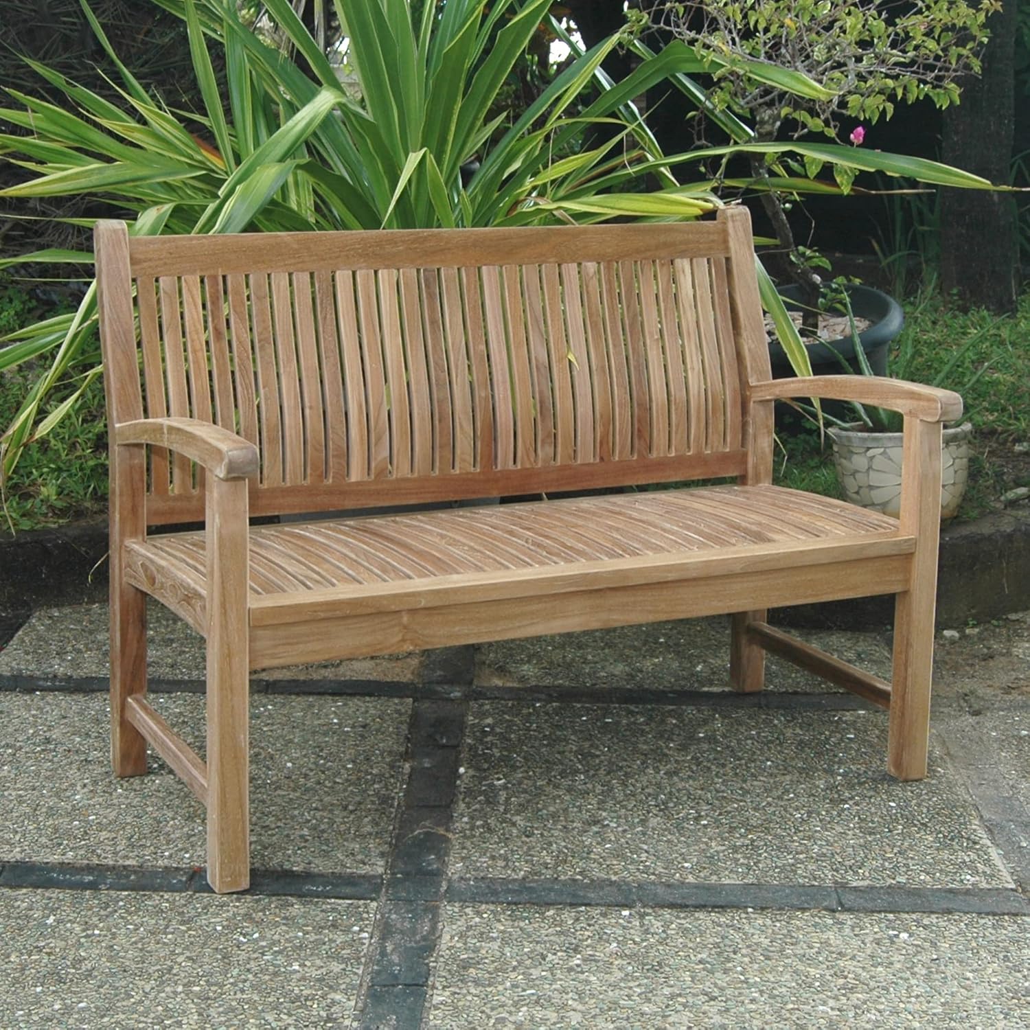 Anderson Teak BH-002 - No Cushion Sahara 2-Seater Bench
