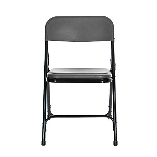 Premium Lightweight Plastic Folding Chair, White