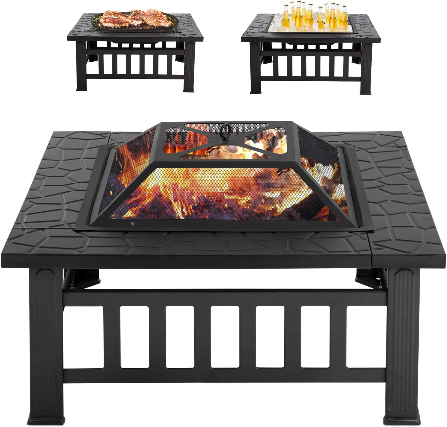 Outdoor Fire Pit for Wood 32