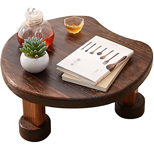 Bay Window Zen Tea Low Table Retro Japanese Small Coffee Table Home Coffee Table Simple Tatami Table Can Be Used As Low Stool (Size : 40x21cm)