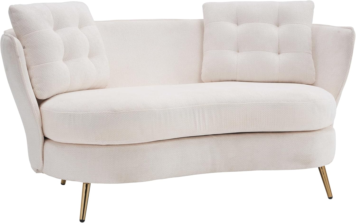 Upgrade Your Lounge with Our Plush Velvet Loveseat Sofa – Luxury Comfort with Space-Saving Design and Custom Color Palette! Easy Assembly in 5 Minutes