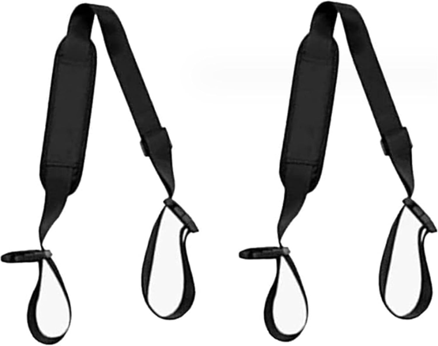 Sewzig 2 Pack Carry Strap for Beach Chair Folding Chair, Adjustable Camp Chair Replacement Universal Folding Chair Carry Strap for Beaches Camping Backpacking Picnics Outdoor, Black