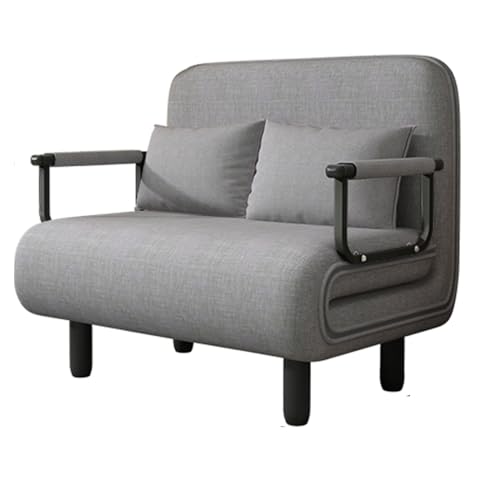 Sofa Bed Couch Memory Foam Sleeper Chair Lazy Couch Twin Size Futon Convertible Guest Beds,Washable Cover B