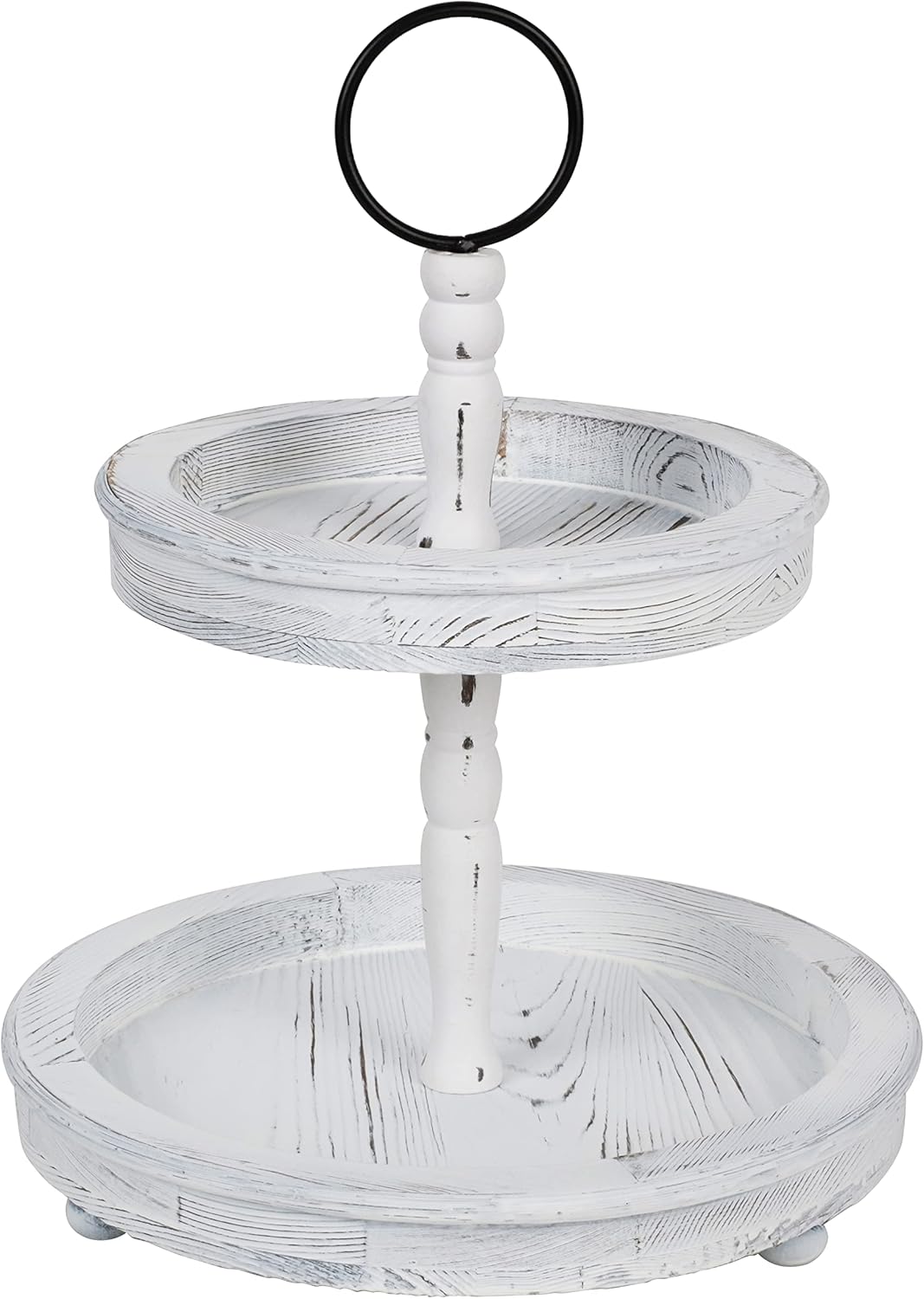 Tiered Tray Stand 2 Tier Farmhouse Serving Tray 13