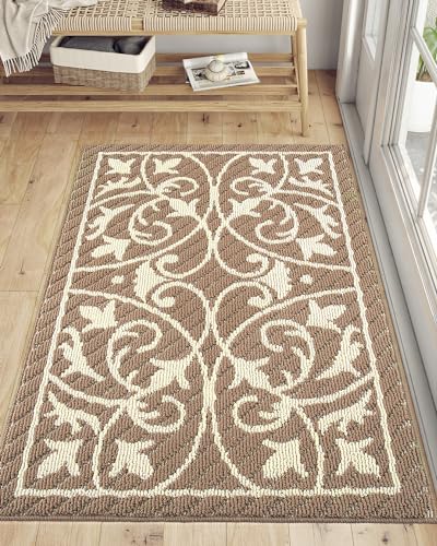 DEXI Door Mat Indoor Rugs for Entryway Floor Mats Inside Doormat Front Entrance Rug Entry Non Slip Washable,19.5
