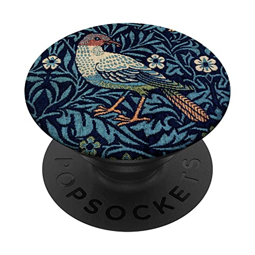 Birds William Morris Art Nouveau Floral Pattern PopSockets Swappable PopGrip