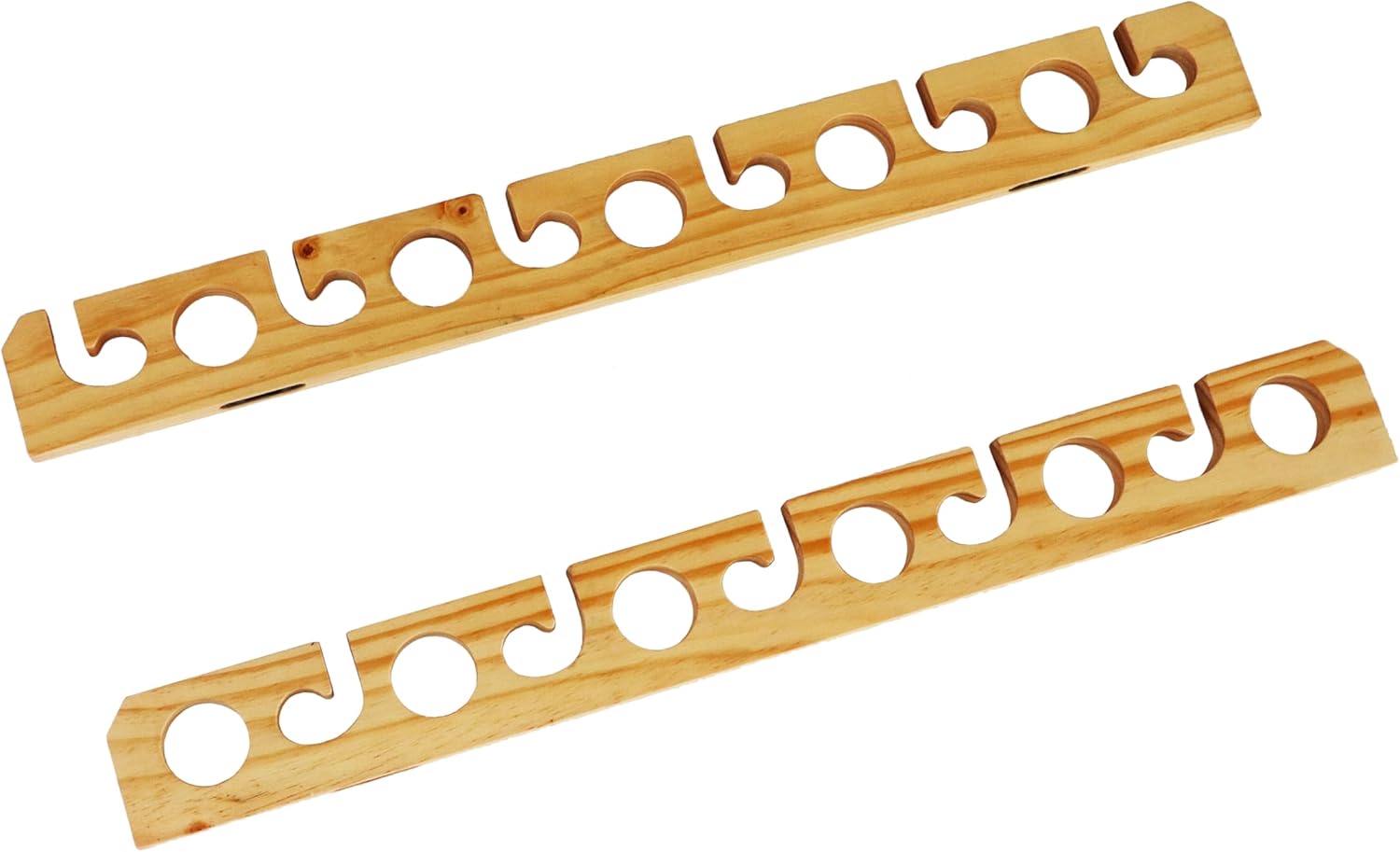 Old Cedar Outfitters Solid Pine Ceiling and Wall Fishing Rod Rack