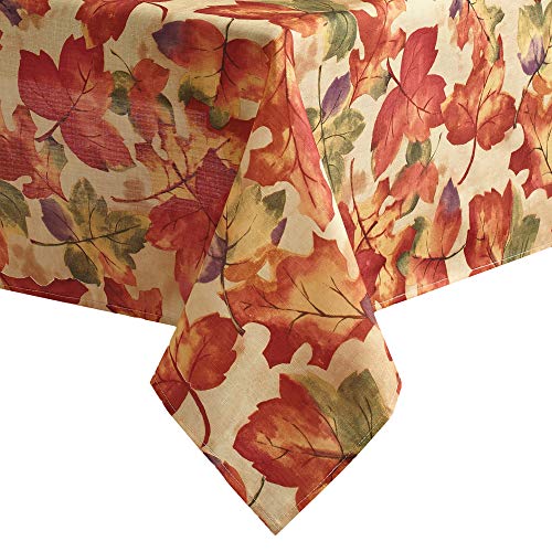 Elrene Home Fashions Harvest-Festival Fall Printed Tablecloth, 60