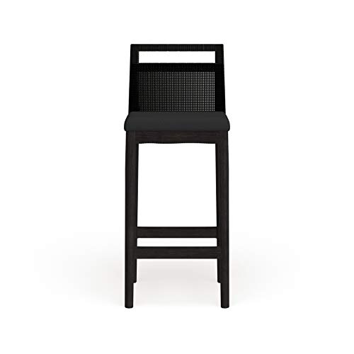 Safavieh Darin Barstool, Black/White