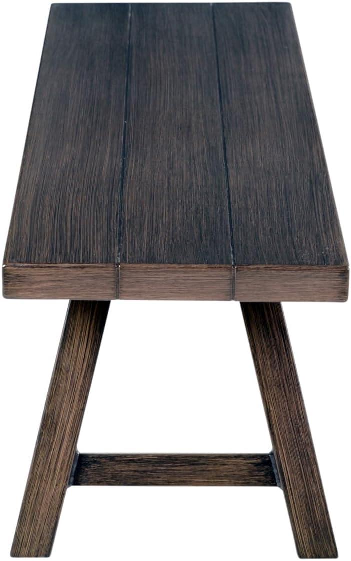 CHARMMA Marina - Patio Backless Bench - Brown,Brown 133x 40x 42inch(LxWxH) -11.79KG