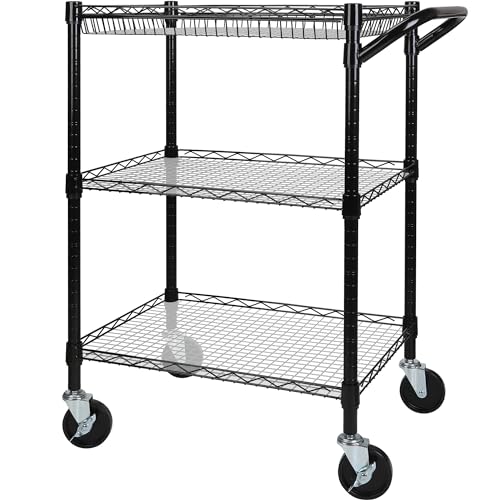3 Tier Heavy Duty Rolling Utility Cart,18