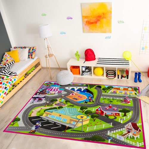 Gertmenian Disney Lilo & Stitch Area Rug for Children & Teens | Kids Home Decor for Girls & Boys | 3x5 Small, Pink, 19838