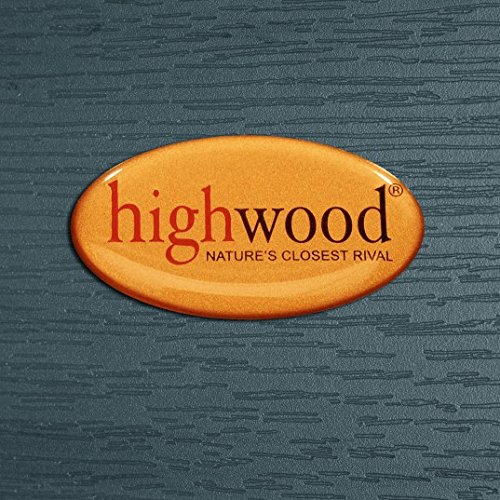 Highwood Hamilton Folding and Reclining Adirondack Chairs, 2-Piece Set, Coastal Teak