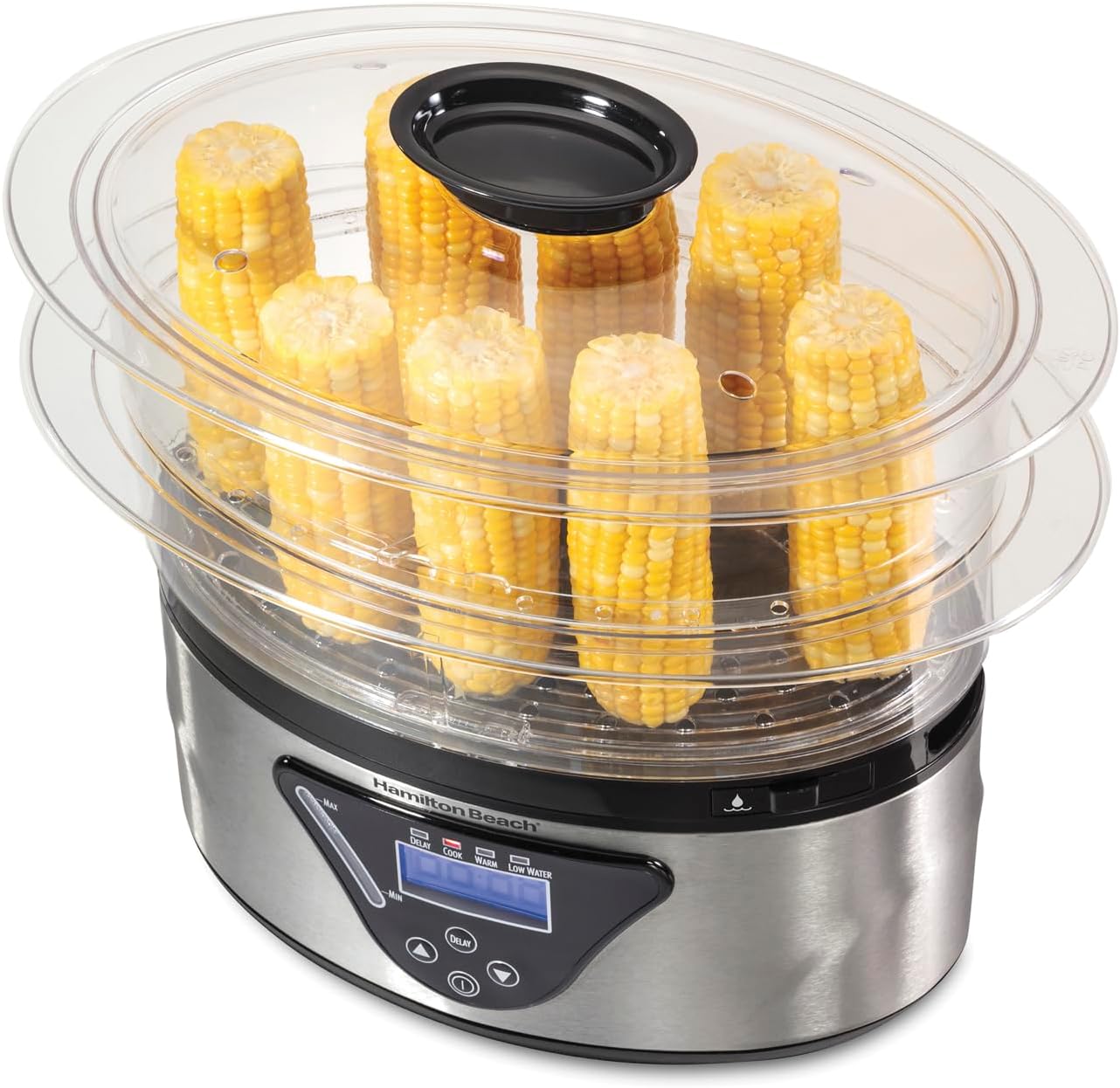 Hamilton Beach 37530C Digital Steamer, 5.5 quart, Multicolor