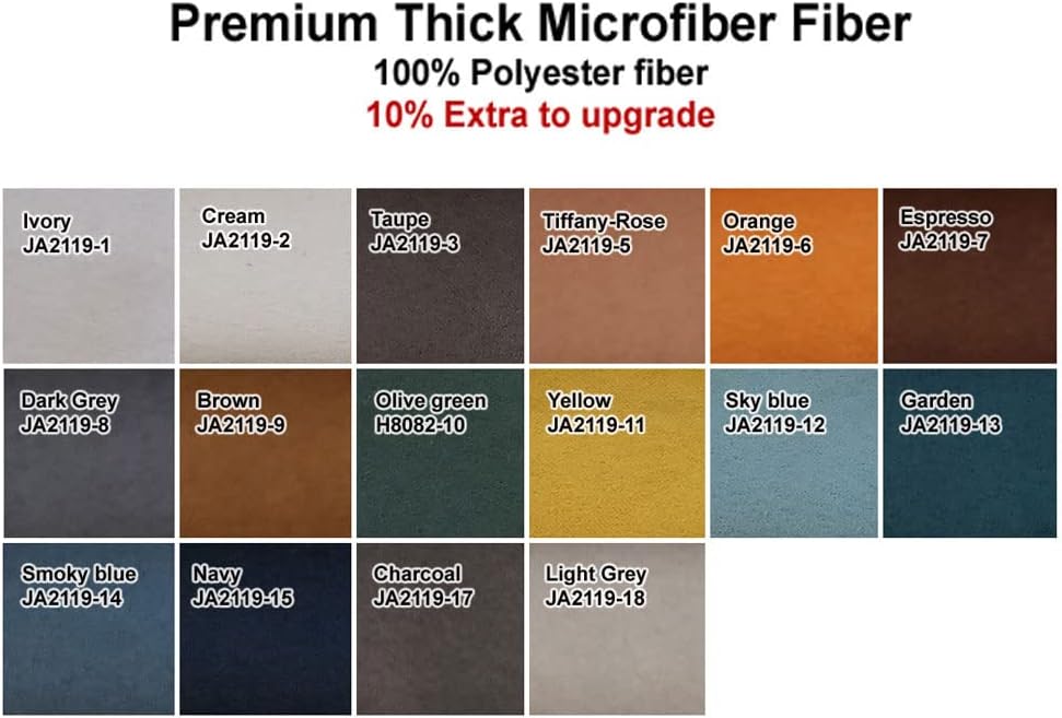 Stendmar Modern Yellow Microfiber Fabric Sectional Sofa S670B