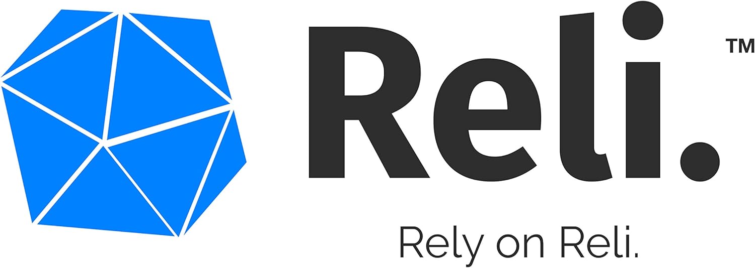 Reli. Premium 50 Gallon Trash Bags | 150 Count | Made in USA | Heavy Duty | Bulk | SuperValue | Black Multi-Use Garbage Bags