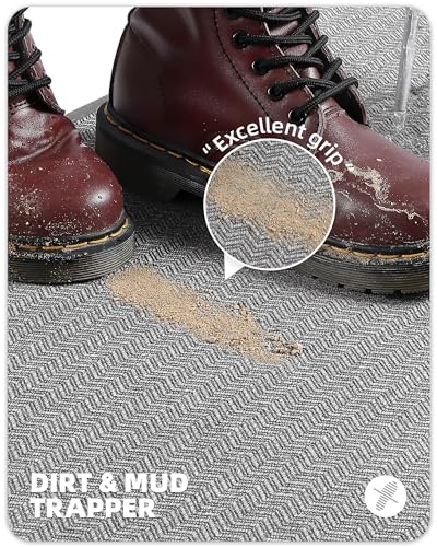 Color&Geometry Thin Indoor Entrance Mats for Home, 24