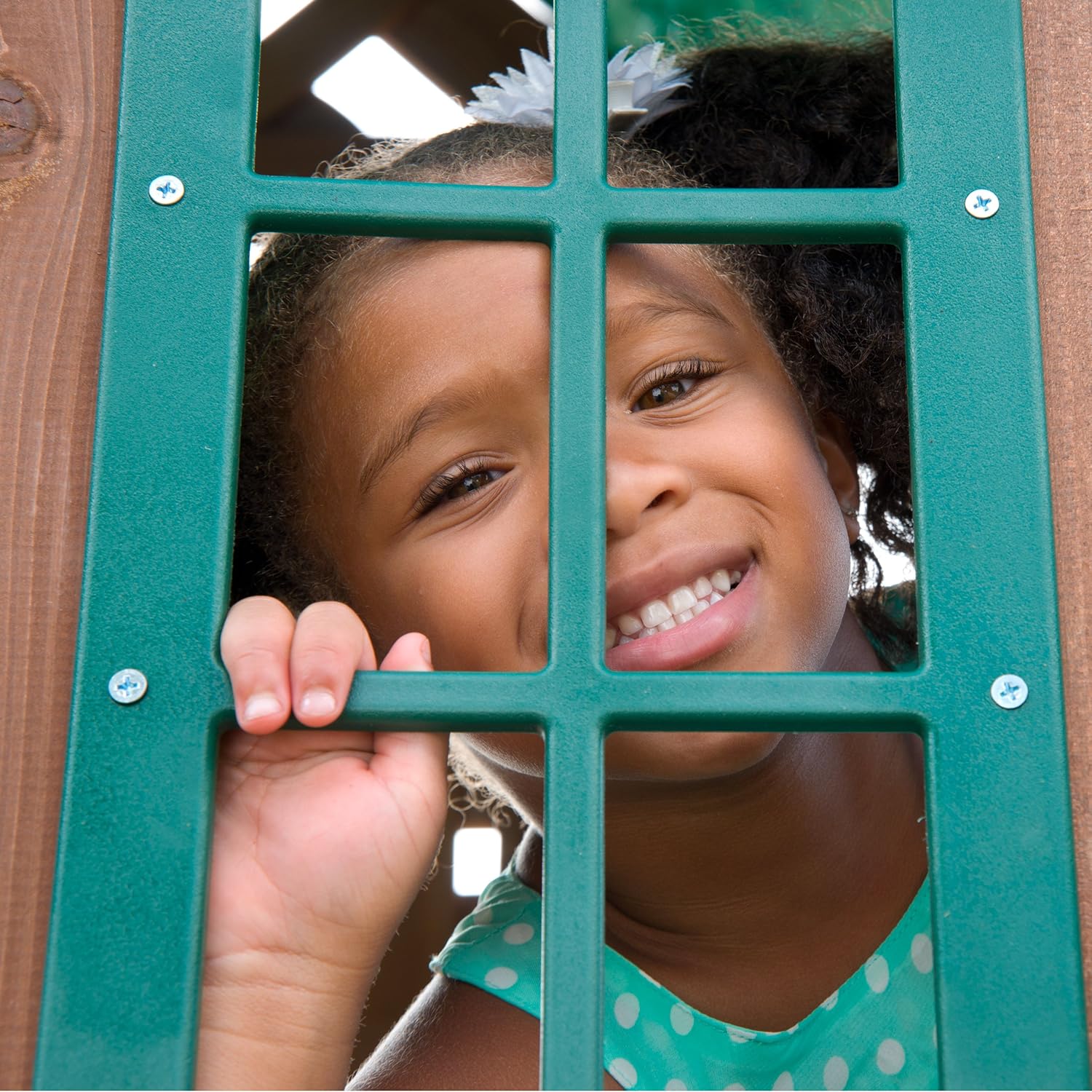 Swing-N-Slide Chesapeake Wood Complete Play Set with Two Swings, Monkey Bars, Slide, Climbing Wall and Picnic Table , Brown