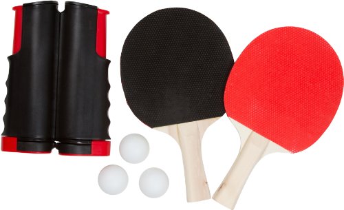 Trademark Innovations Anywhere Table Tennis Set with Paddles and Balls