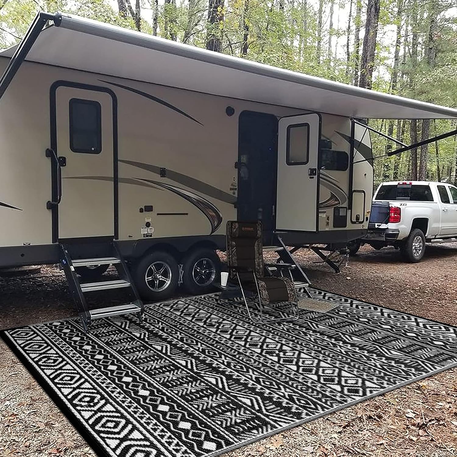 Anidaroel 6'x9' Outdoor Rug for Patio, Waterproof Plastic Straw for Patios Clearance, Reversible Camping Rugs for Outside RV, Large Outdoor Area Rug for Porch, Backyard, Patio Decor