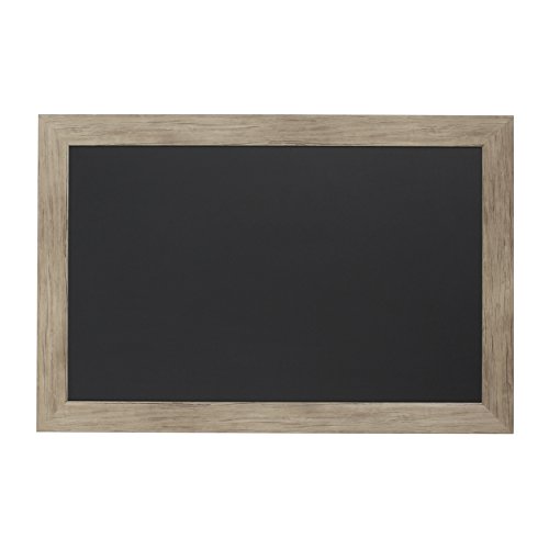 Beatrice Framed Magnetic Chalkboard, 18x27, Rustic Brown