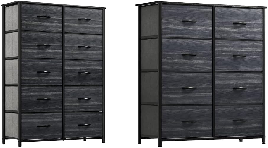 YITAHOME 10 Drawer Dresser - Fabric Storage Tower, Organizer Unit for Living Room, Hallway & Dresser with 8 Drawers - Fabric Storage Tower, Organizer Unit for Bedroom, Hallway