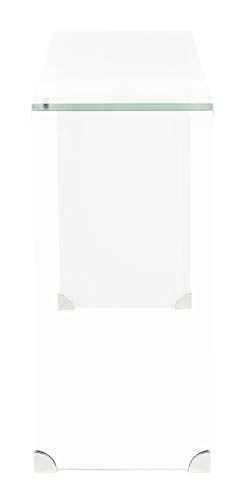 Safavieh Home Crysta Clear and Blue Ombre Glass Console Table