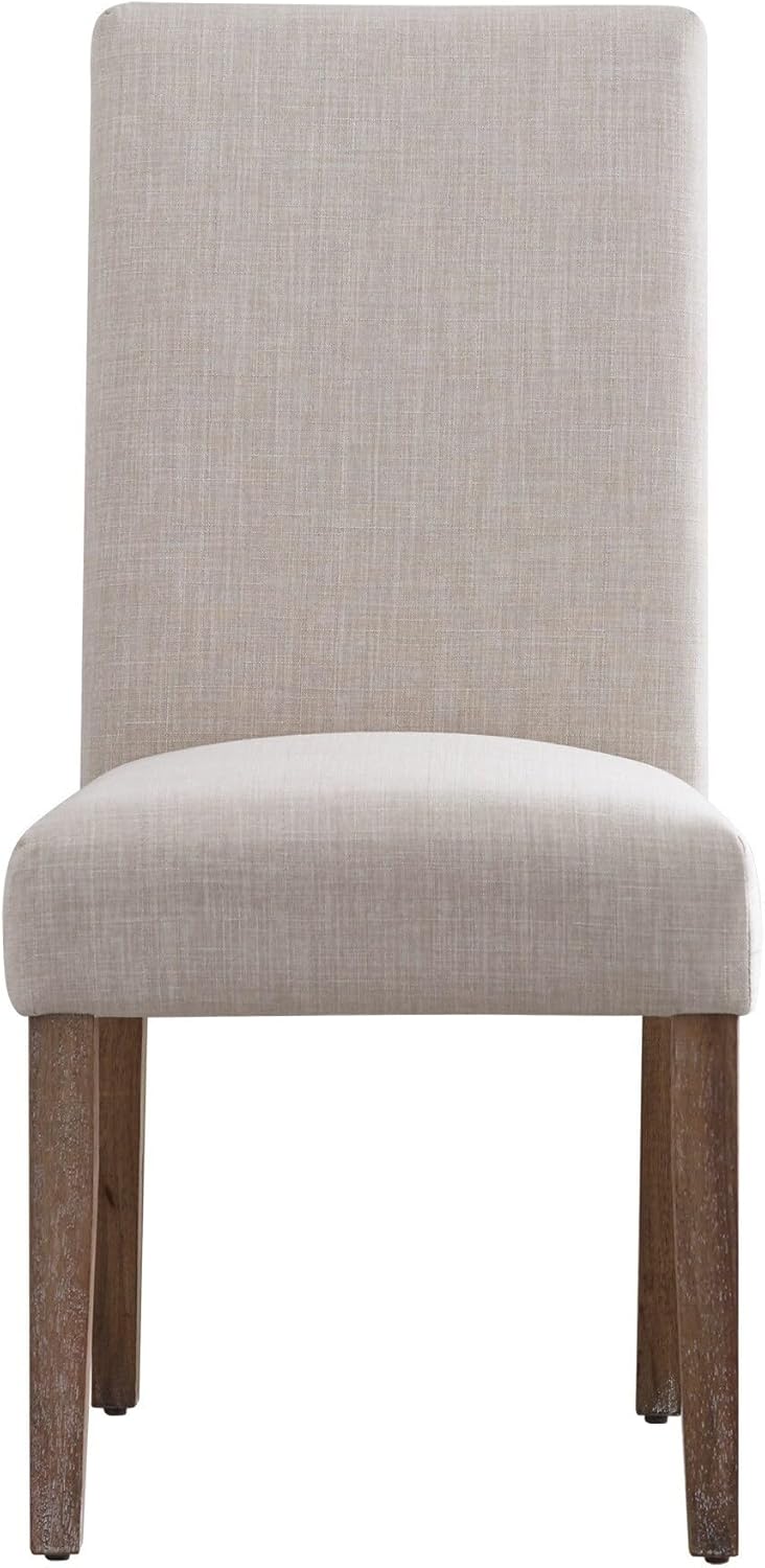 Inspire Q Potomac Slipcovered Parsons Dining Chairs (Set of 2) by Artisan Beige Linen Chair Only