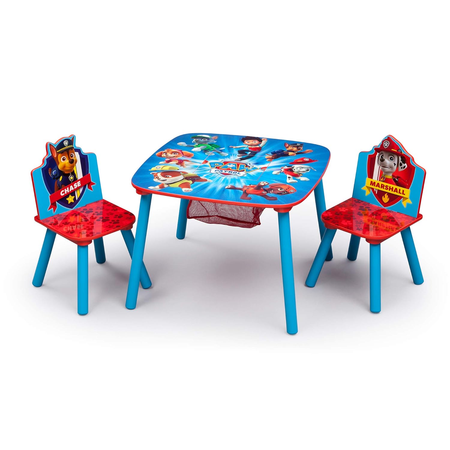 Delta Children Kids Table and Chair Set with Storage (2 Chairs Included) - Ideal for Arts & Crafts & Kids Easel and Play Station – Ideal for Arts & Crafts