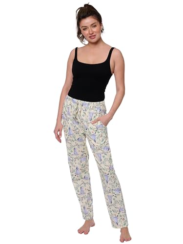 Disney Womens Lounge Pants Pajama Bottoms All Over Print Cotton