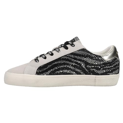 VINTAGE HAVANA Womens Flair Glitter Lace Up Sneakers Shoes Casual - Pink